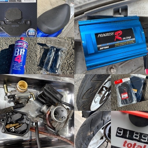 ⭐️ZZ快速2ストモデル⭐️バッテリー・ブレーキパッド・プラグ・エアクリなど新品⭐️デイトナCDI仕様⭐️50cc原付スクーター⭐️
