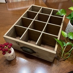 アンティーク木製 引き出し風小物入れ 棚 