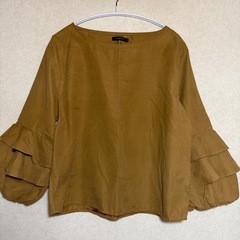 ✨未使用 ✨レディース　Mサイズ  7部丈袖　薄手　ライトブラウン