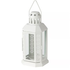 キャンドルランタン　IKEA シェルフ　スリコ