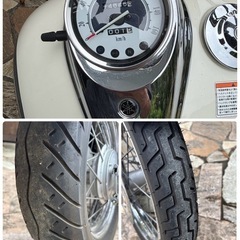 ドラッグスター250 エンジン絶好調　メッキの輝き　エンジンピカピカ　フルノーマルの画像