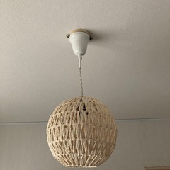 ロープ編みペンダントライトの画像