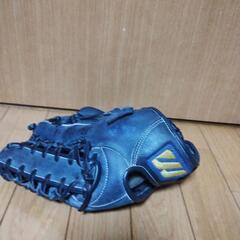 お値下げ！少年野球用 MIZUNO グローブ 紺色 の画像