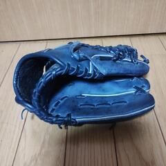 少年野球用 MIZUNO グローブ 紺色 