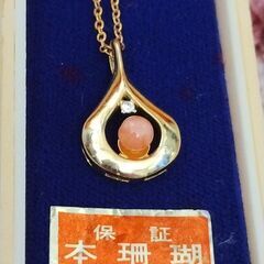 謹製 桂秀堂珊瑚店 本珊瑚ネックレスの画像