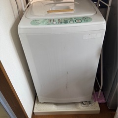 【無料】TOSHIBA 洗濯機（4.2kg・動作OK／足1本欠損）