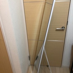 スタンドミラー　姿見　ホワイト　美品