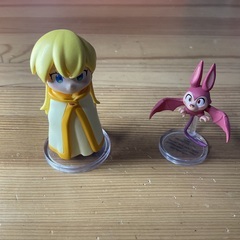 【中古】映画ドラえもん のび太と絵世界物語 クレア&チャイ フィギュアの画像
