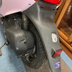 原付スズキ　レッツ4 50cc セル，キック一発始動　仙台市内無料配送の画像