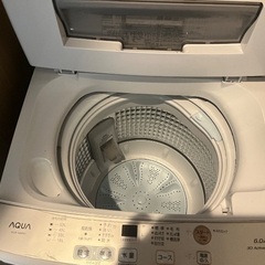 2021年製洗濯機　AQUAの画像