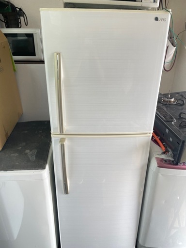 北九州市内配送無料　保証付き ユーイング 228L 2ドアノンフロン冷蔵庫 オリジナル ホワイト ER-F23UH