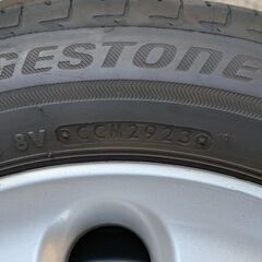 ダイハツ鹿カバー付き深溝２０２３年製ブリヂストン１５５／６５Ｒ１...