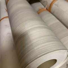【未使用・来訪受取】木目柄クッションフロア91cm*10m巻7本...