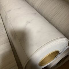 【未使用・来訪受取】大理石柄クッションフロア91cm*10m巻2本