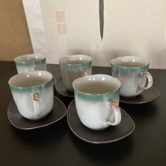 ✨美品✨ KEINAN CHINA 🫖ティーカップソーサーセット 5個セットの画像