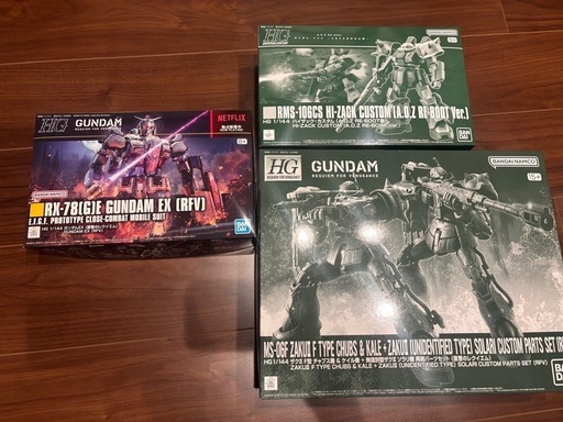 ガンプラ　ガンダムEX ハイザックカスタム　など3点