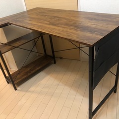 L字デスク　ビンテージ風　美品