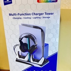 PS5スタンド　縦置きPS5コントローラー充電スタンド