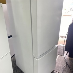 北九州市内配送無料　保証付き 2022年製　YRZF15J ヤマダオリジナル ２ドア冷蔵庫 (156L・右開き) ホワイトの画像