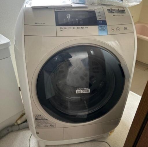 【値引きしました】日立電気洗濯乾燥機 BD-V3600 ドラム式洗濯乾燥機