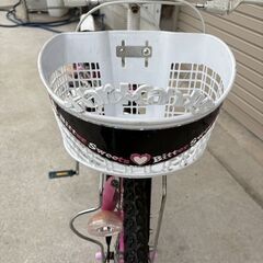 24インチ　子供用自転車　6段ギア　鍵付　ピンク　引き取り：田川郡香春町の画像