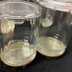 瀬戸内ジャムガーデン　ガラス製空き瓶　空瓶　7個　てんとう虫の画像
