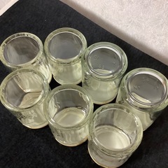 瀬戸内ジャムガーデン　ガラス製空き瓶　空瓶　7個　てんとう虫の画像