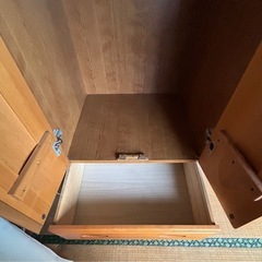 洋服ダンス3段収納チェスト付きの画像