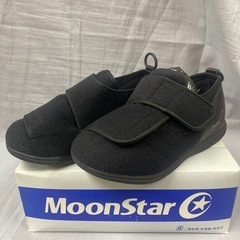 新品MoonStar Pastel ブラック 室内、室外介護シュ...