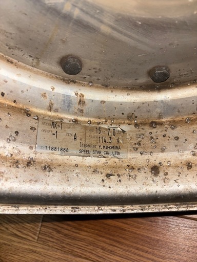 SSR MK1 ホイール　タイヤホイール