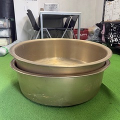 金盥 金たらい タライの画像