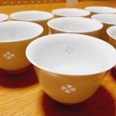 有田焼☆ ホタル 透かし 彫り 湯呑み10個セットの画像