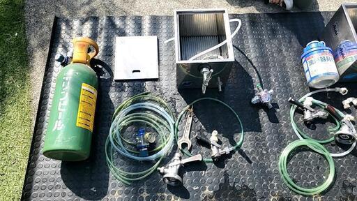 オールステンレス ビールサーバー  アウトドア イベント キャンプ等に  氷冷式