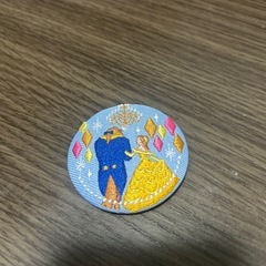 ディズニー刺繍缶バッチ【美女と野獣】