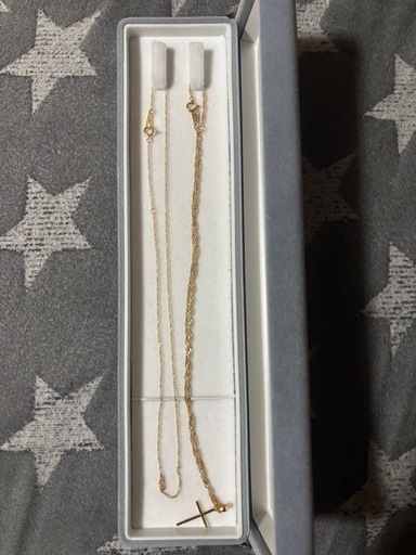 スクリュー１８kネックレス