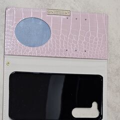 スマホgalaxyｓ23+用ミラー付き手帳型ケース☆新品未使用品の画像