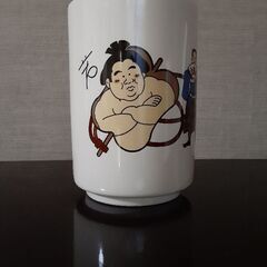 相撲キャラクター☆若貴兄弟　 湯飲み 陶器製の画像