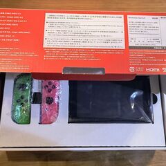 【受渡予定】中古 Switch 本体 スイッチ 任天堂 箱 付属品 完備の画像