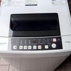 ハイセンス　全自動洗濯機　5.5K