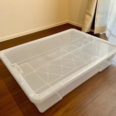 IKEA 蓋付き収納ケースx2の画像