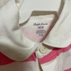 Ralph Lauren ストライプ ポロワンピース 18Mの画像