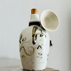 とっくり、酒瓶、ボトル/コルク栓・お猪口付き