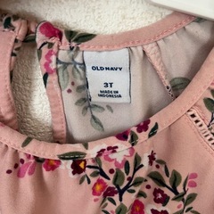 OLD NAVY 花柄ワンピース 3Tの画像