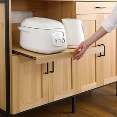 【美品】【大阪府内お家近くまでお運び可能！※要相談】ヴィンテージ風食器棚の画像