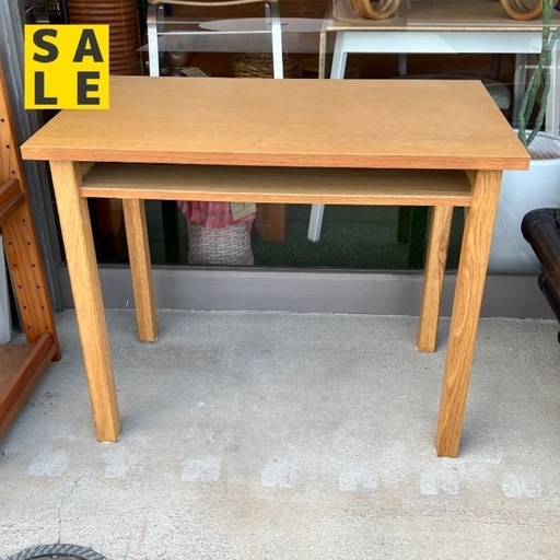 JH0479木製デスク　作業デスク　学習デスク