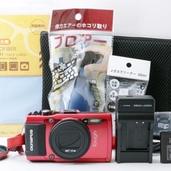 美品！OLYMPUS STYLUS TG-4★Wi-Fi内蔵★アウトドアに最適  1ヶ月動作補償あり！ 安心のゆうパック代引き発送！ 送料、代引き手数料無料！の画像