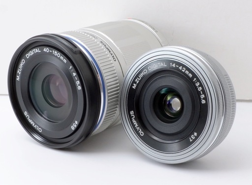 可愛いホワイト！OLYMPUS E-PL10★望遠レンズ付き★Wi-Fi内蔵  1ヶ月動作補償あり！ 安心のゆうパック代引き発送！ 送