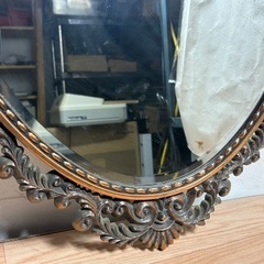 ☆ロココ調の壁掛けミラーの画像