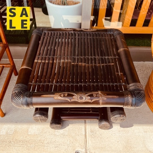 JH0515　バンブーテーブル　ローテーブル　センターテーブル