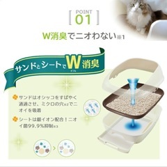【新品】デオトイレ　猫　ペットトイレの画像